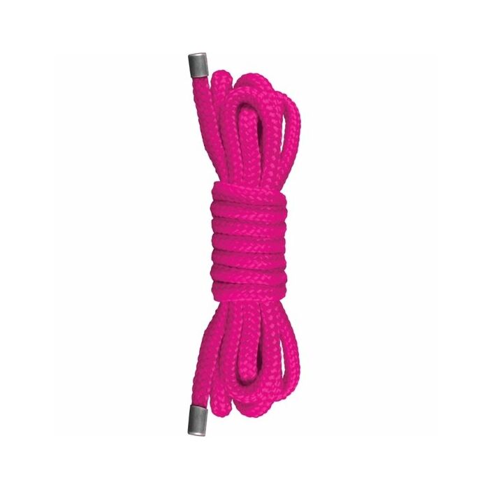Ouch cuerda mini japonesa rosa 15m