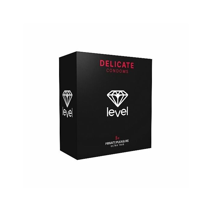 Preservativos level delicate condoms - 5uds
