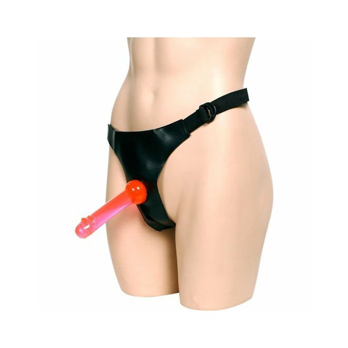 Arnés ajustable con 2 dildos