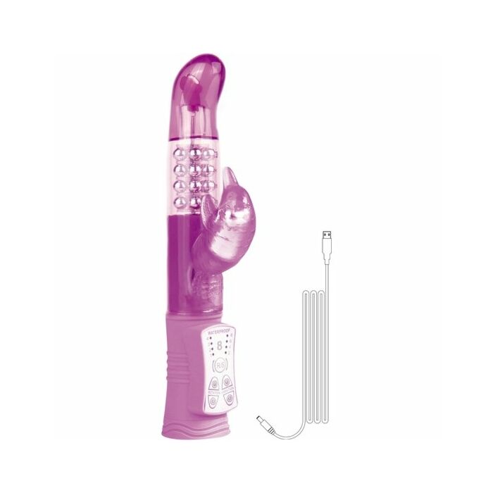 Vibrador recargable delfn morado