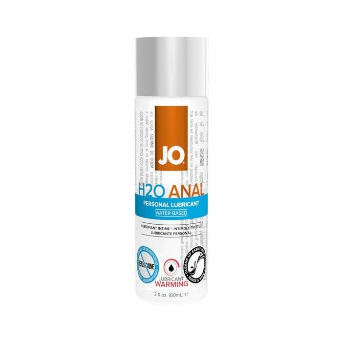 Jo lubricante anal base de agua efecto calor 75 ml