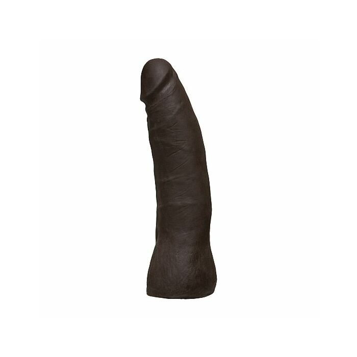 Pene realistico delgado ur3 17,5 cm negro