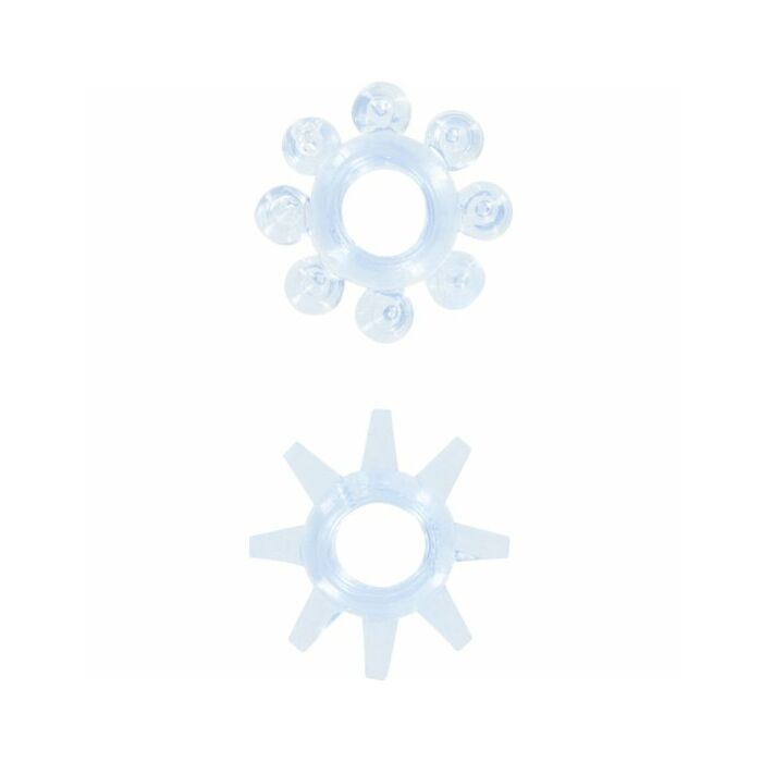 Power stretchy anillo azul 2pcs