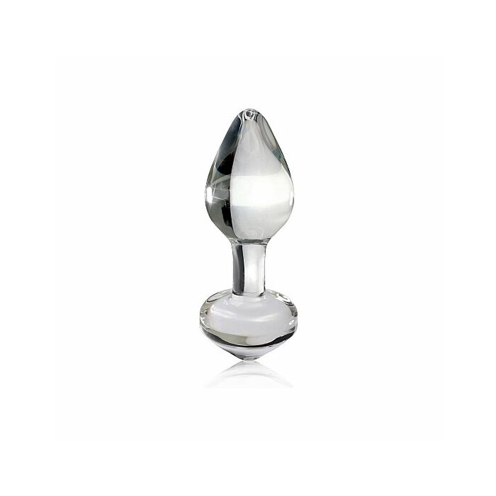 Crystal Clear Glass Plug - Frostbite