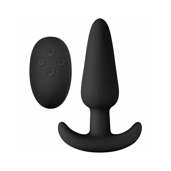 Renegade rumble plug vibrador de silicona - negro