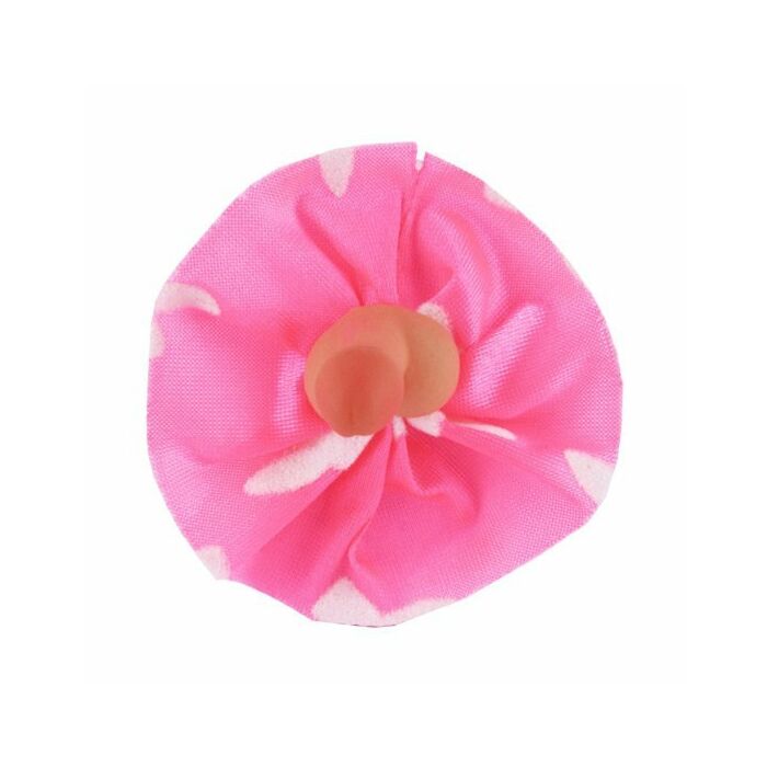 Broche pito rosa con conejitos