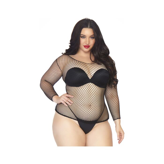 Top de red industrial - negro