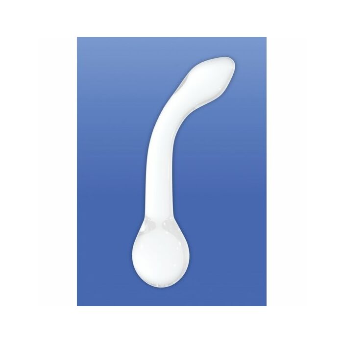 G-rider dildo de cristal blanco