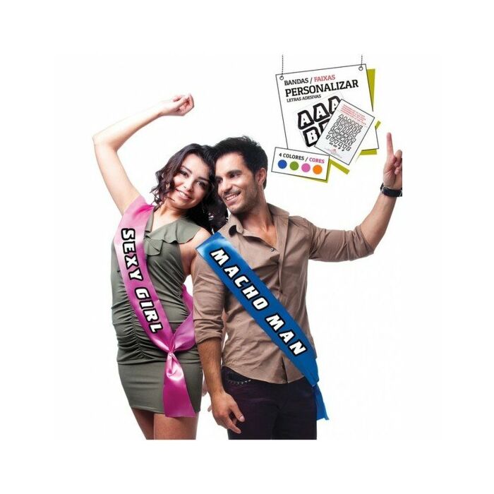 Banda Fiesta Azul Personalizada