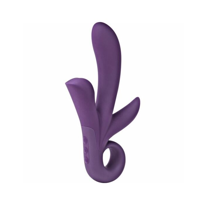 Trinity vibrador triple estimulación morado