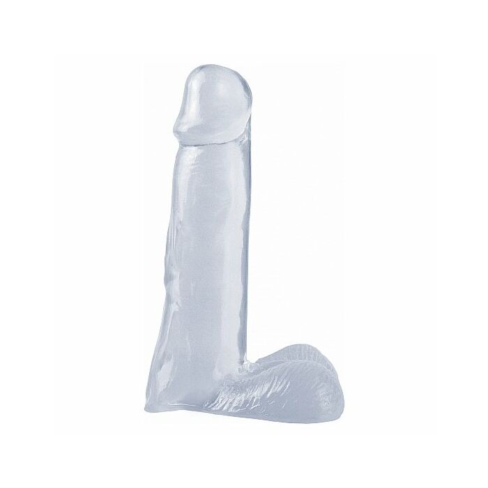 Basix rubber works pene 19 cm transparente