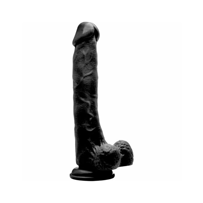 Real rock 018 dildo 100 realistico 27 cm negro