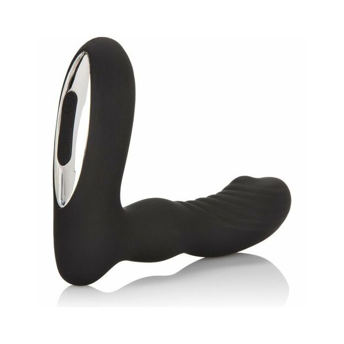 Wireless pinpoint vibrador anal negro
