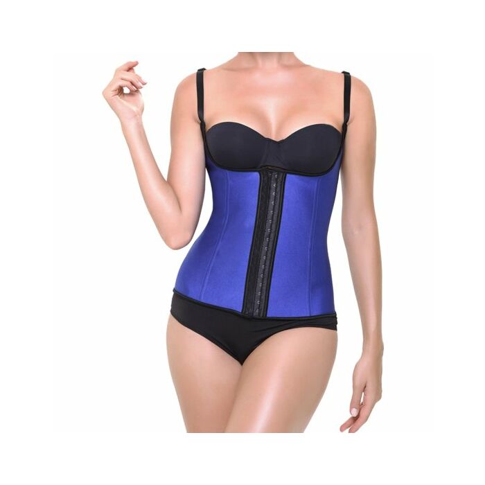 Corset latex shape azul