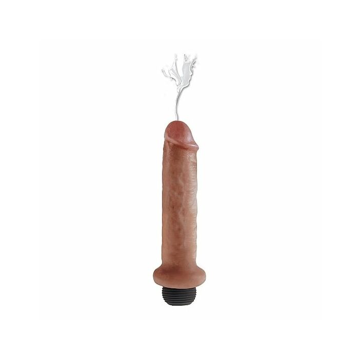 King cock pene eyaculador 22cm - mulato