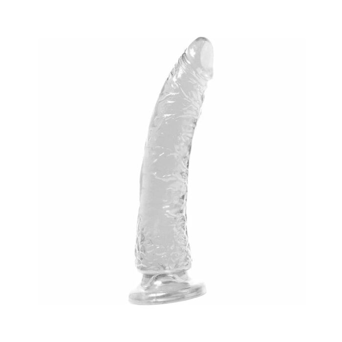 Basix pene de gelatina slim 19 cm transparente
