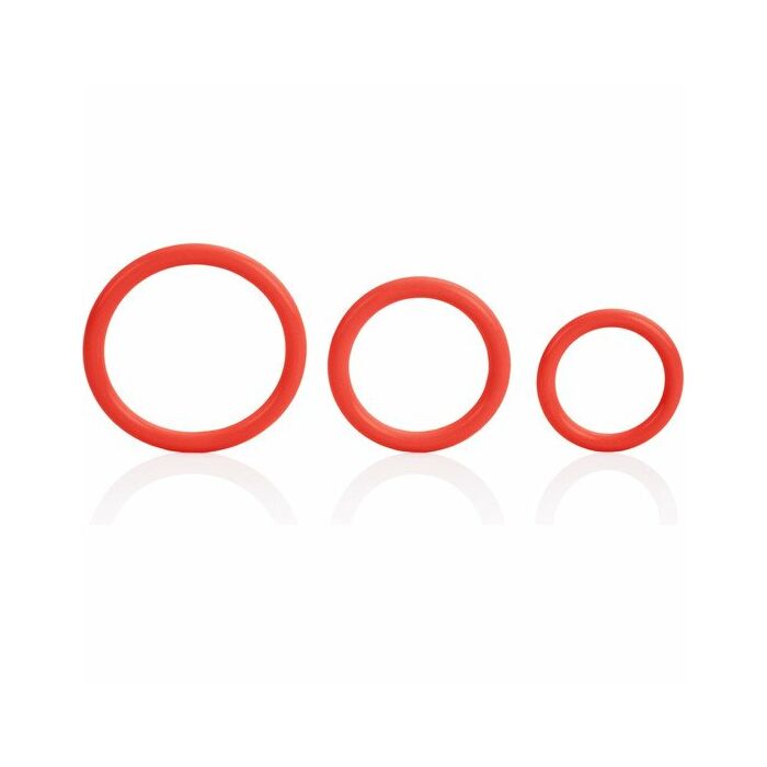 Anillo Triple Rojo Fire