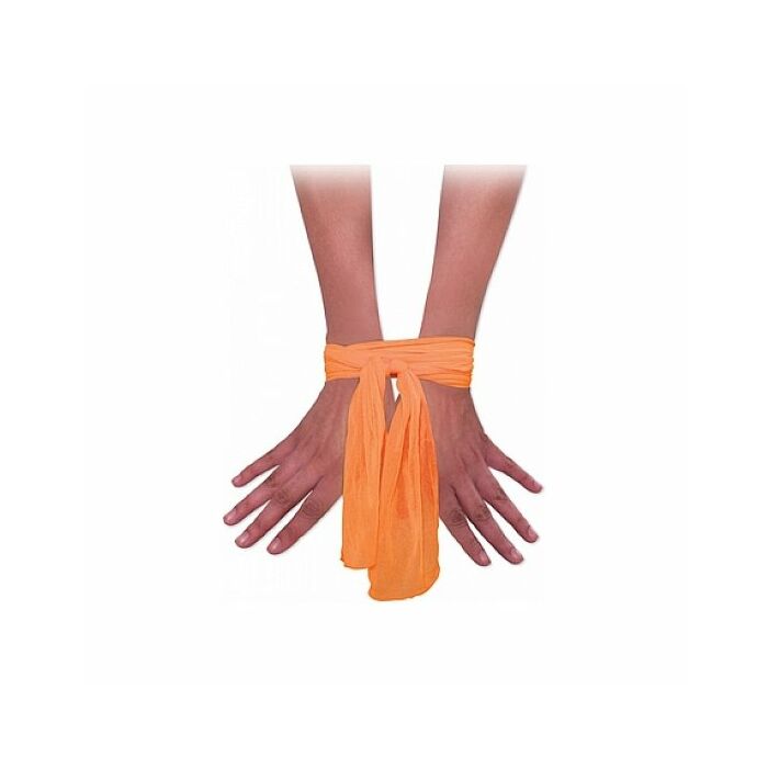 Neon cintas de bondage naranja