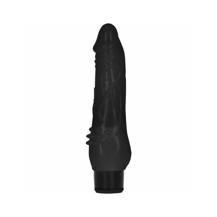 Gc pene vibrador grueso realístico 20cm - negro