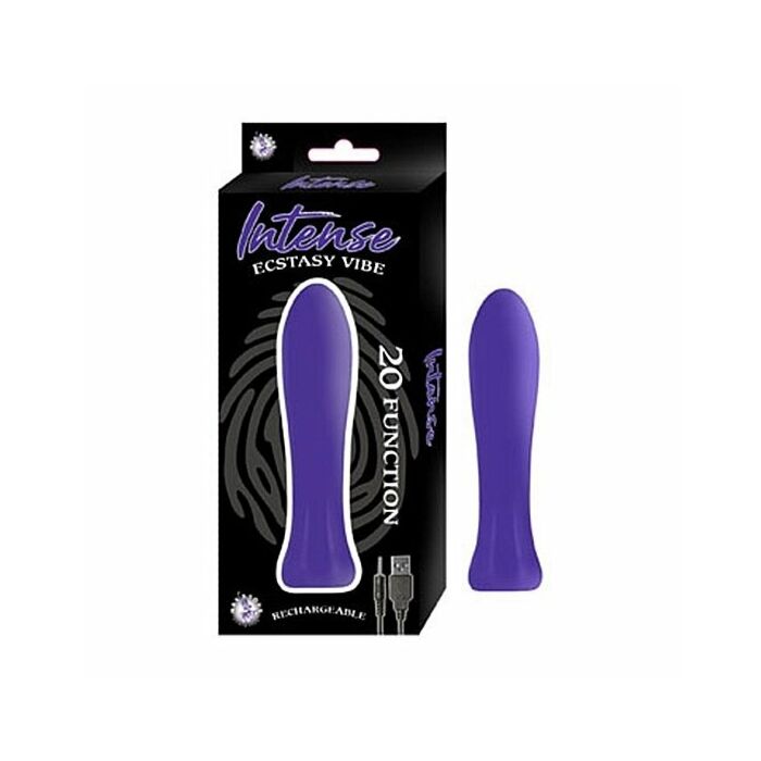 Intense ecstasy  vibrador de silicona - morado