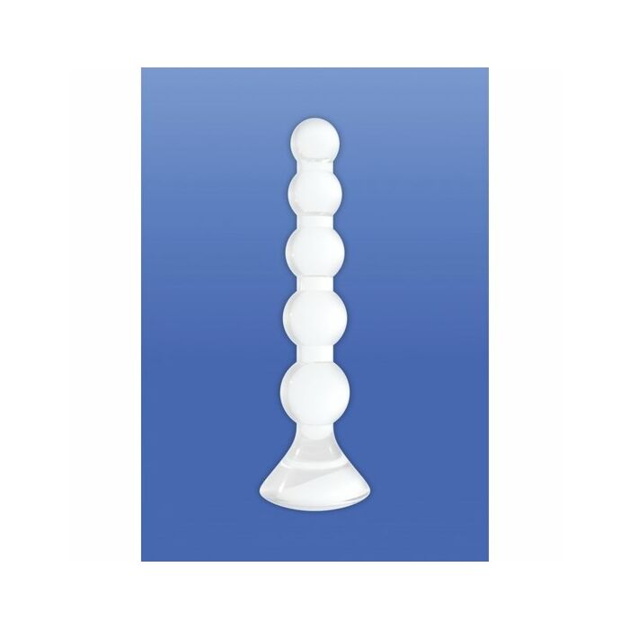 Stetch dildo de cristal blanco