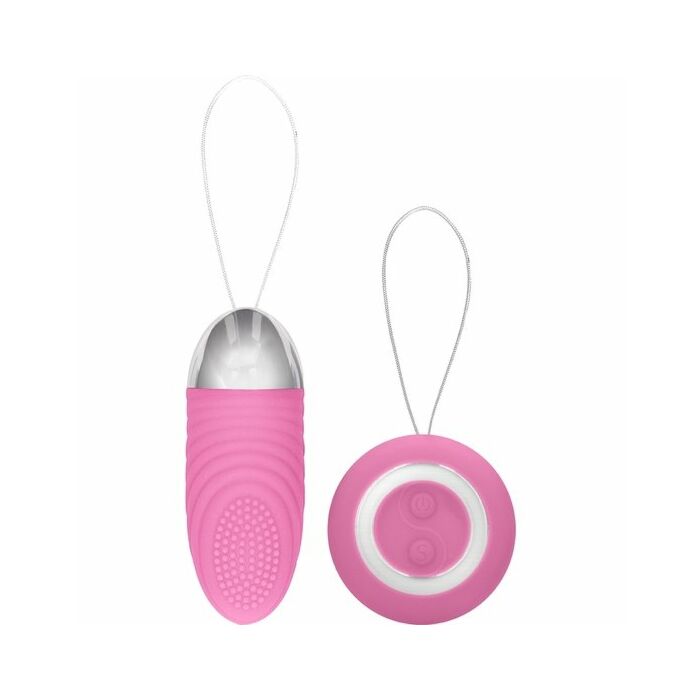 Ethan huevo vibrador control remoto rosa