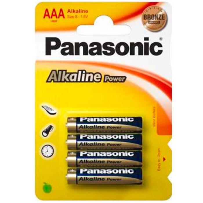 Pilas Brillantes AAA Panasonic (Blíster x4)