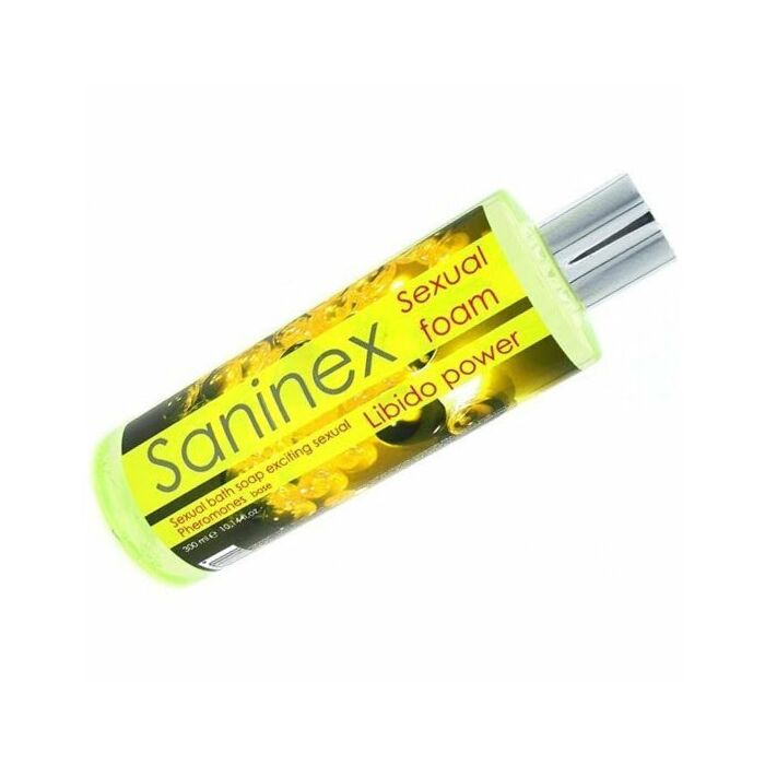 Saninex gel intimo de baño afrodisiaco libido power 200 ml