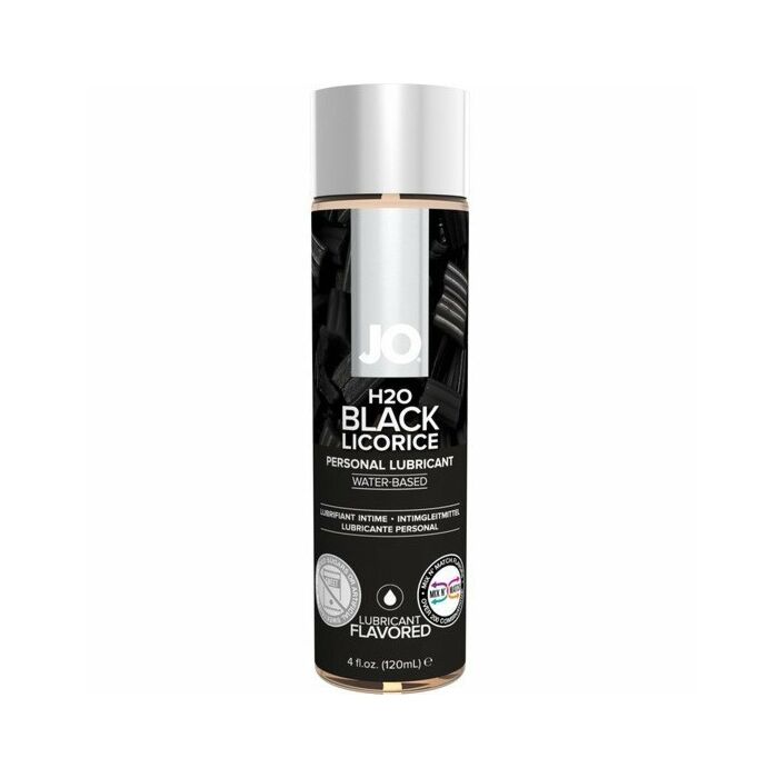 Jo lubricante agua sabor regaliz negra 150 ml