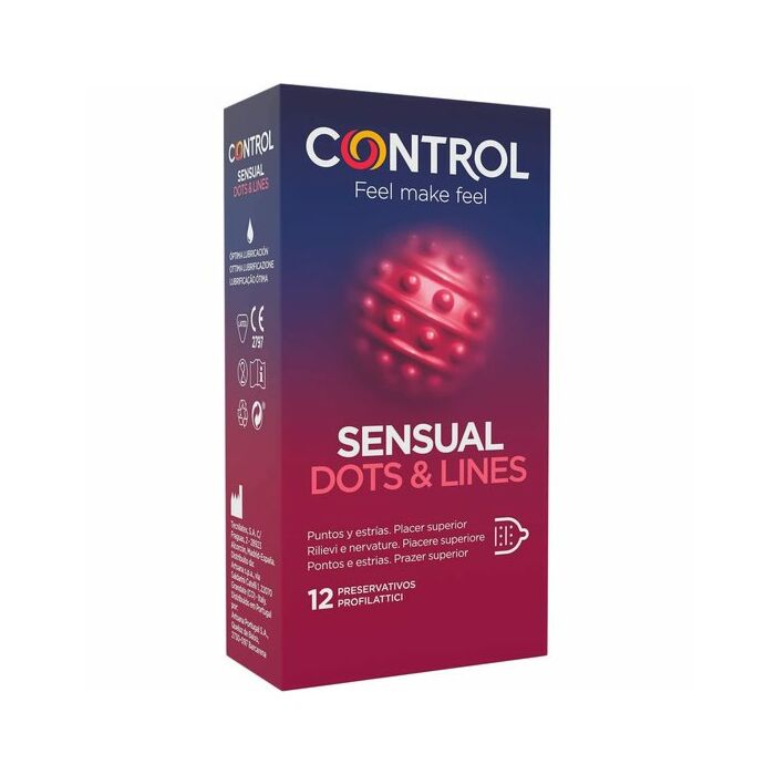 Preservativos Sensuales Dots&Lines