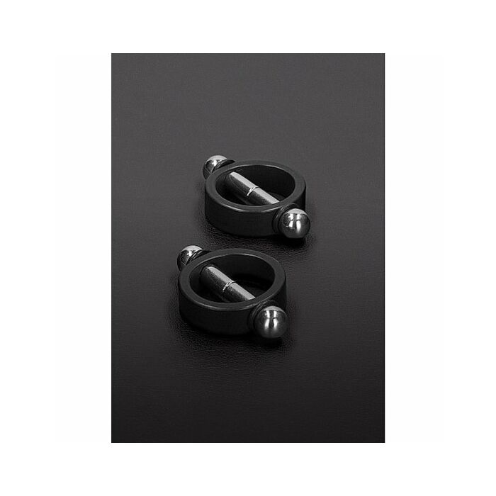 Pinchos magnéticos para pezones - negro