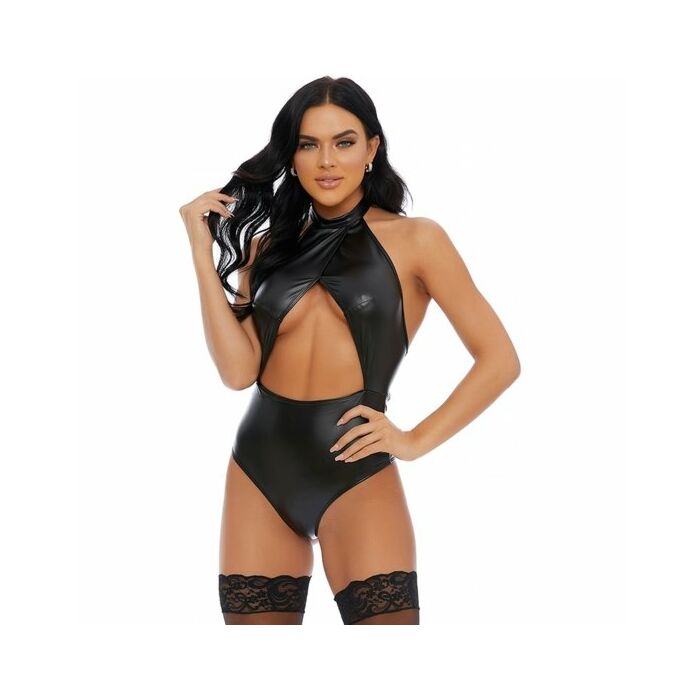 I want you matte vegan leather body negro