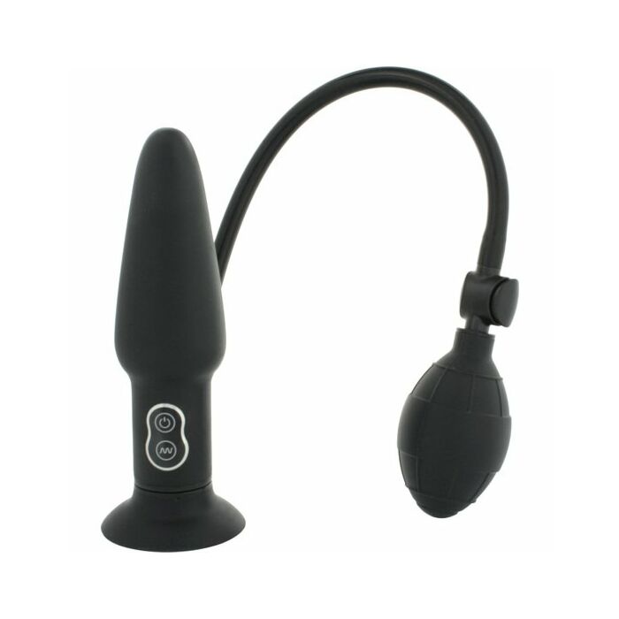 Plug anal hinchable con vibracion