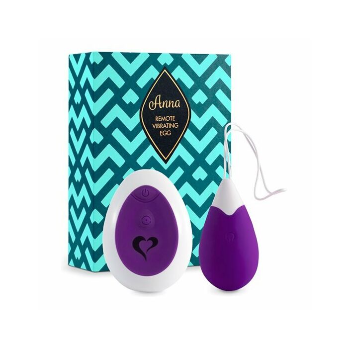 Feelztoys - anna huevo vibrador control remoto - morado