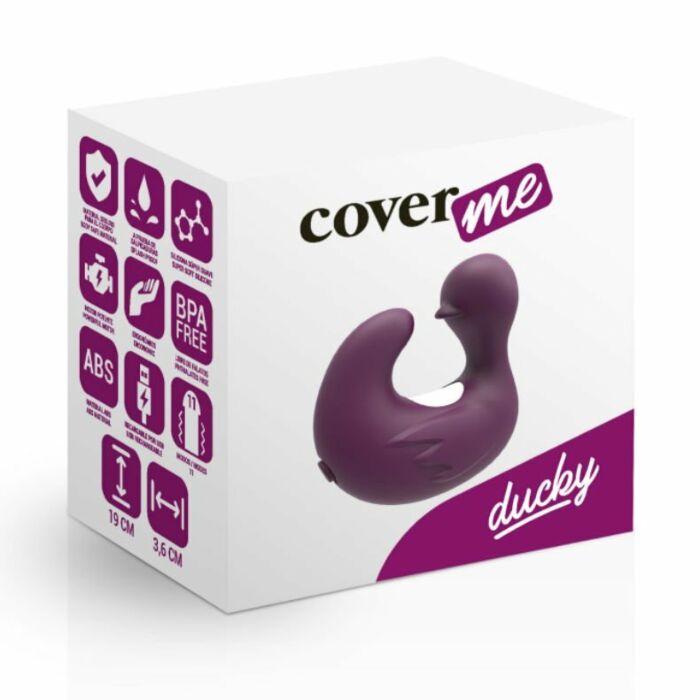 Coverme dedal estimulador de silicona recargable ducky