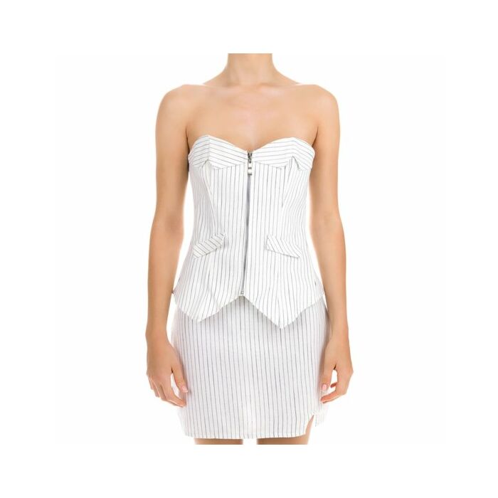 Corset diplomático blanco