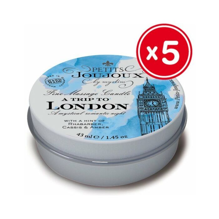 Kit 5 piezas candle london refill - menta