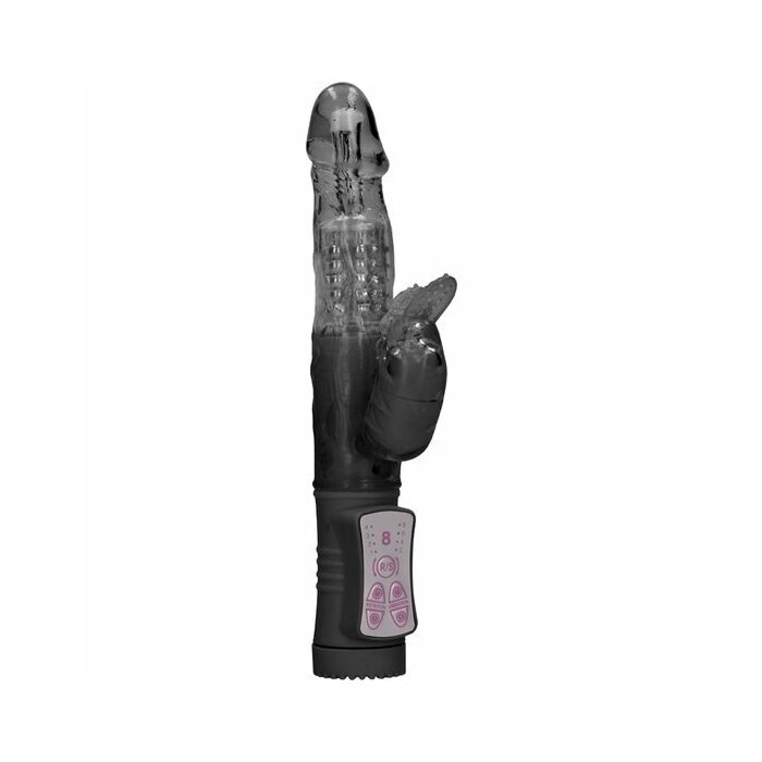 Vibrador rampante beetle con rotación - negro