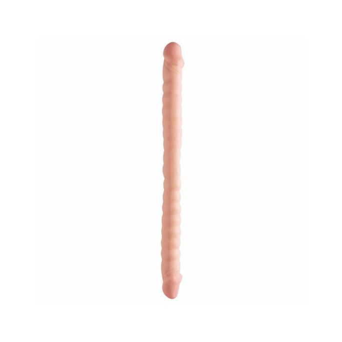 Basix pene doble de gelatina natural 47 cm