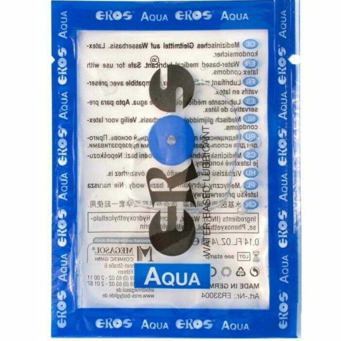 Eros aqua lubricante base agua 4 ml