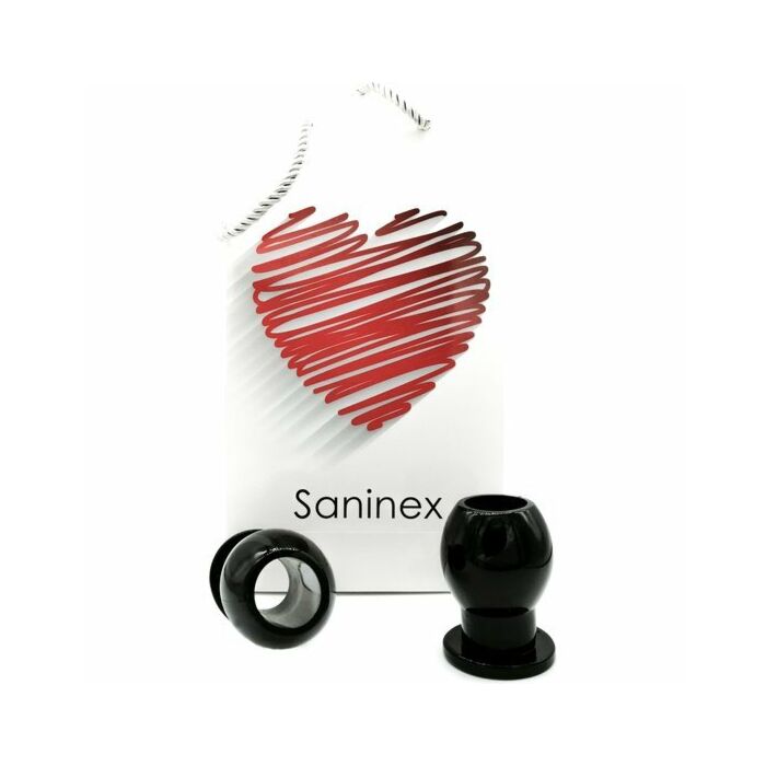 Saninex liaison - plug orgásmico tunel negro