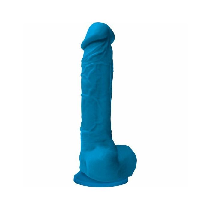 Colours pleasure dildo 8 inch azul