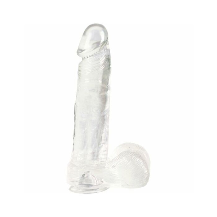Dong dildo realstico transparente grande