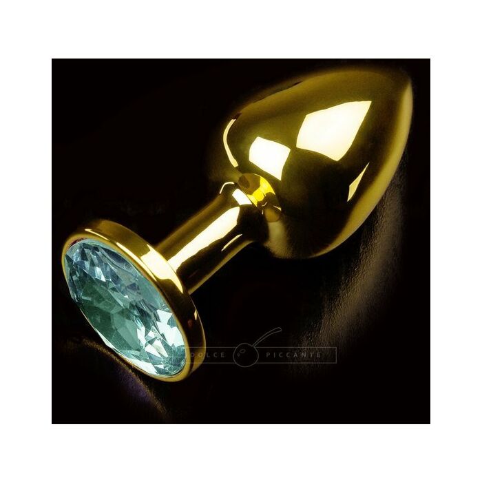 Plug anal jewellery small oro / esmeralda