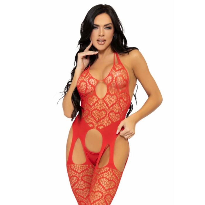 Red Passion Bodystocking