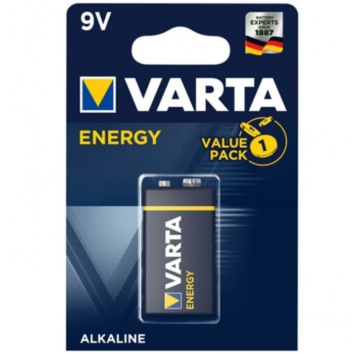 Pila Alcalina Varta 9V - MaxEnergía
