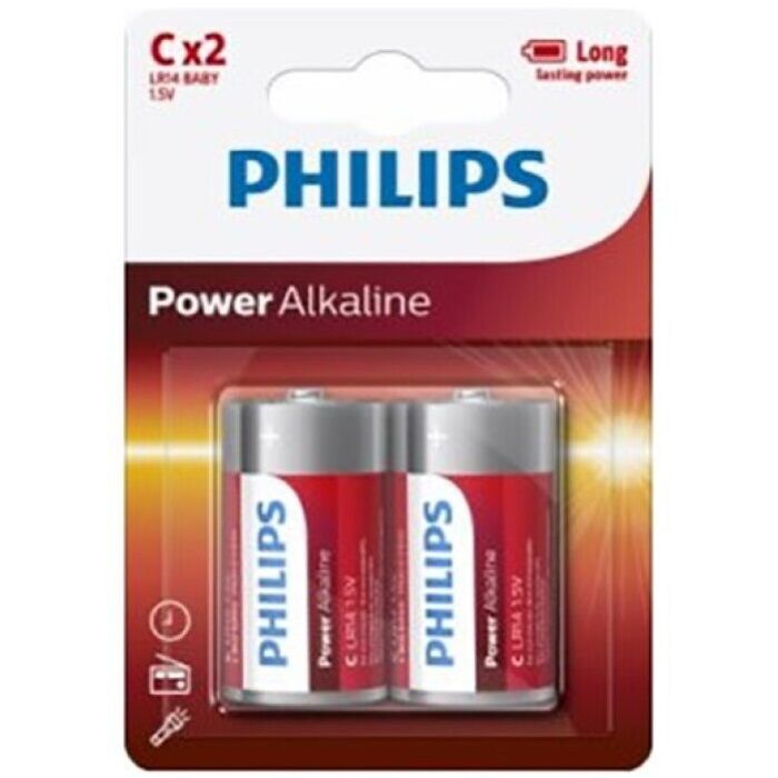 Pack Doble Energía Alcalina Philips LR14