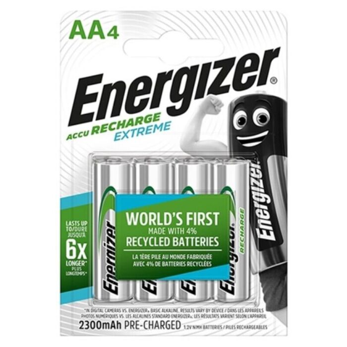 Pila Recargable Xtreme AA 2300mAh - Pack 4