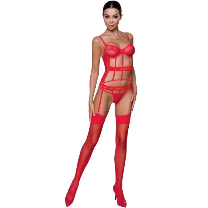 Corset Rojo Fuego Ardiente