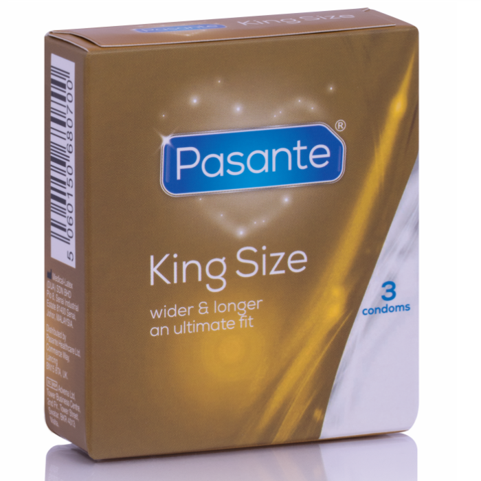 Preservativos King XL - 3 unidades